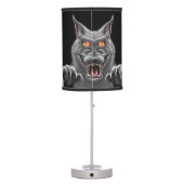 Fierce Werewolf Table Lamp (Back)