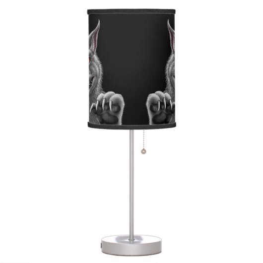 Fierce Werewolf Table Lamp (Left)