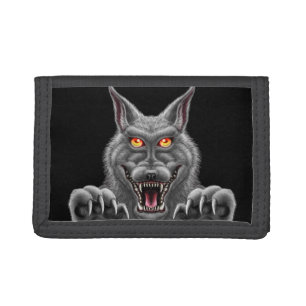 Fierce Werewolf Tri-fold Wallet