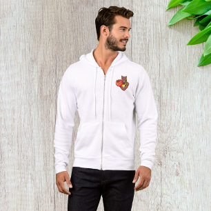 Fierce Wildcat Basketball Mascot Hoodie