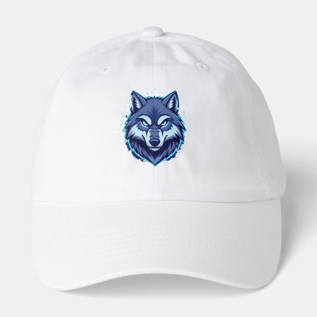 Fierce Wolf – Symbol of Strength and Freedom Hat (Front)