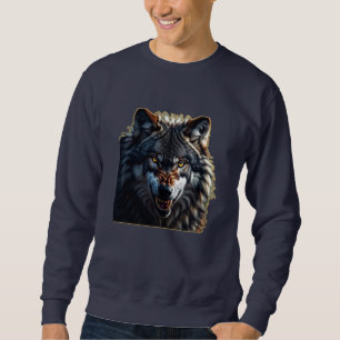 Fierce Wolf – Symbol of Strength and Freedom Sweatshirt