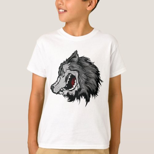 Fierce Wolf T_Shirt