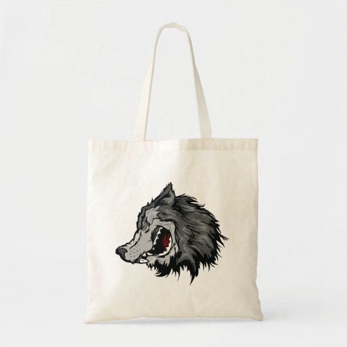 Fierce Wolf Tote Bag