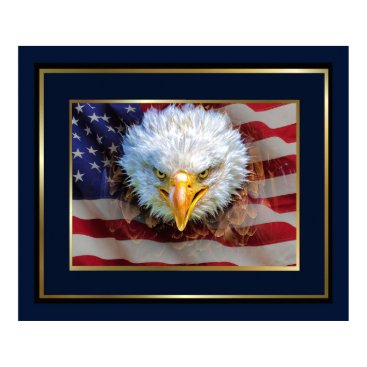 Fiercely Patriotic Eagle Poster Fiercely Patriotic Eagle Poster