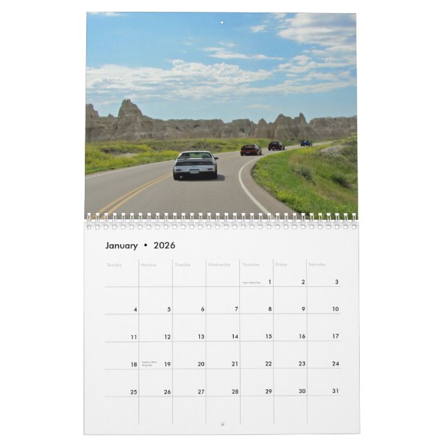 Fiero Tour Fash Back 2013 Calendar (Jan 2026)