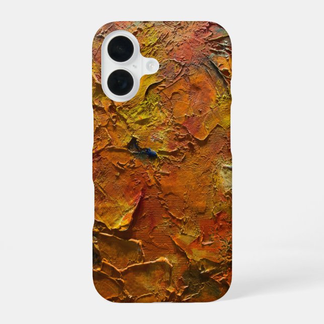 Fiery Abstract Texture Iphone Case (Back)