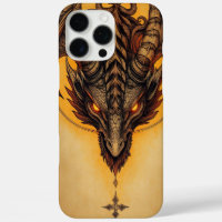 Fiery Ancient Dragon Fantasy Art