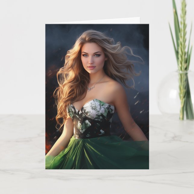 Fiery Beauty Card (Front)