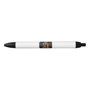 Fiery Christmas Coffee Cup with Heart Steam Art Pen