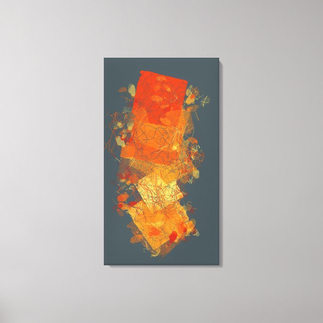 Fiery Colors Canvas Print (Front)