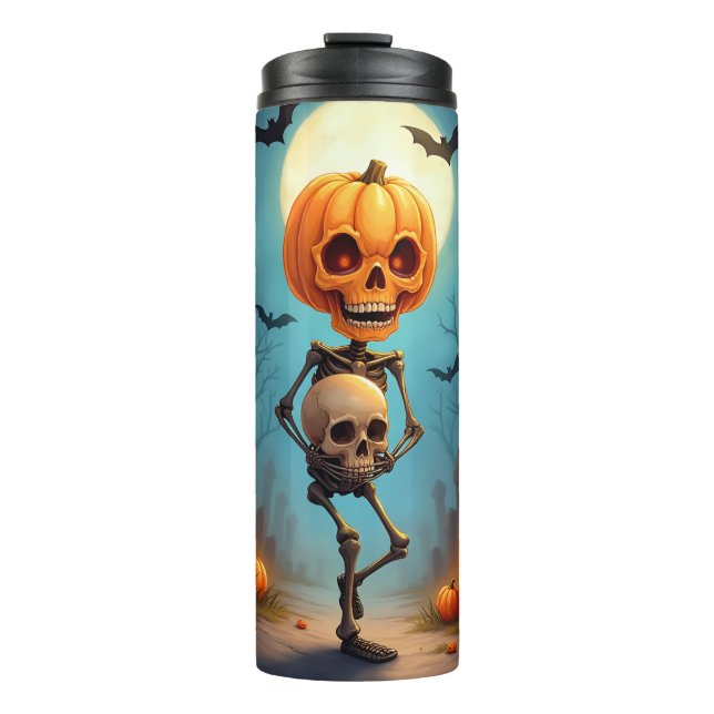 Fiery Dances, Halloween, Author Natasha Us   Thermal Tumbler (Front)