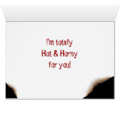 Fiery Devil's Head "In case you didn't realize..." Cards (Inside Horizontal (Bottom))