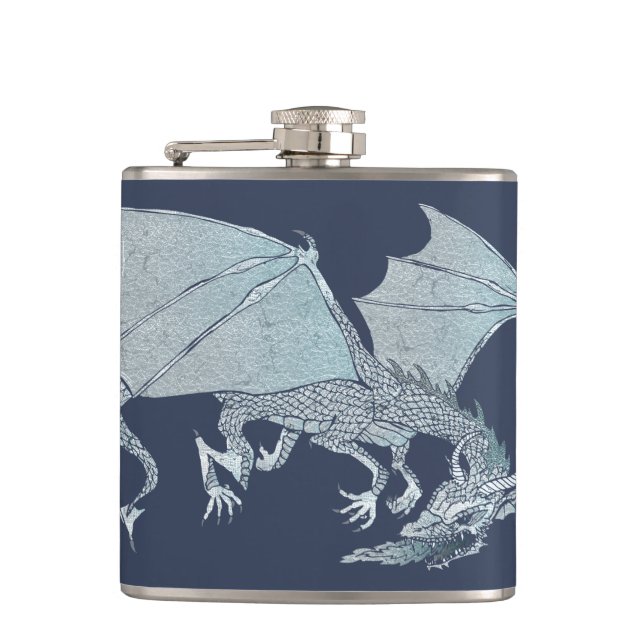 Fiery Dragon Flask (Front)