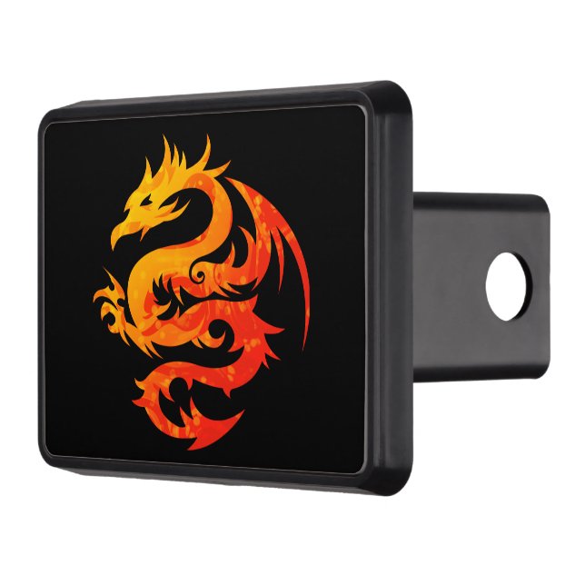FIERY DRAGON TRAILER HITCH COVER (Left)