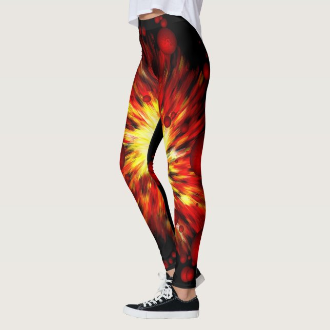 Fiery Explosion Leggings (Left)