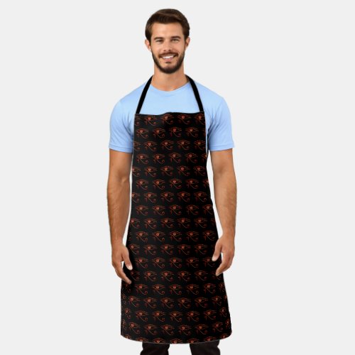 Fiery Eye Of Horus Apron