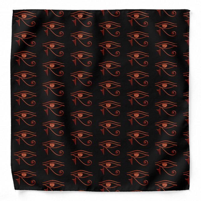 Fiery Eye Of Horus Bandana (Front)