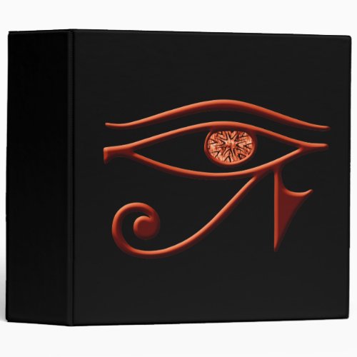 Fiery Eye Of Horus Binder