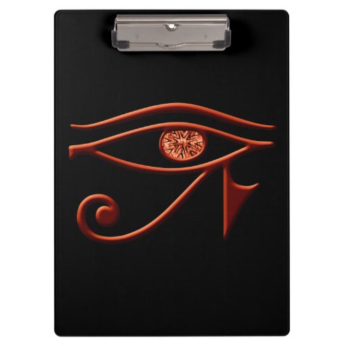 Fiery Eye Of Horus Clipboard