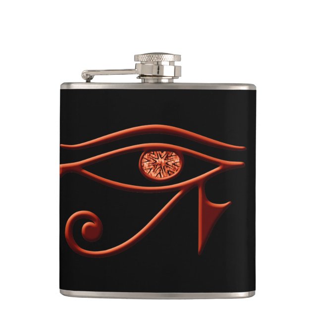 Fiery Eye Of Horus Flask (Front)