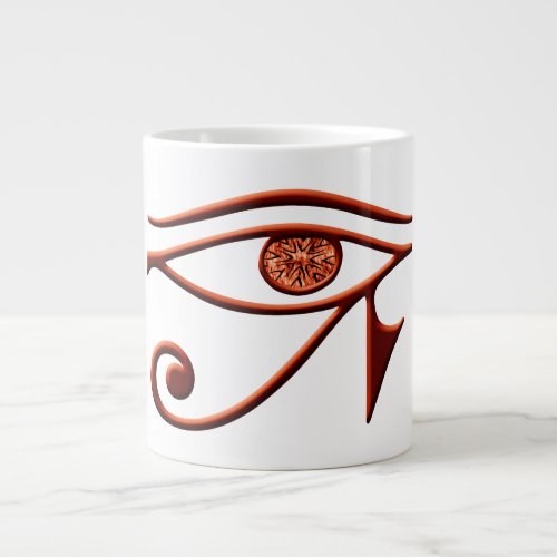 Fiery Eye Of Horus Jumbo Mug