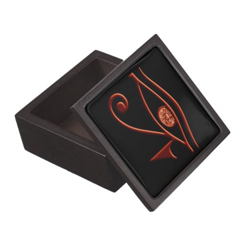 Fiery Eye Of Horus Keepsake Box