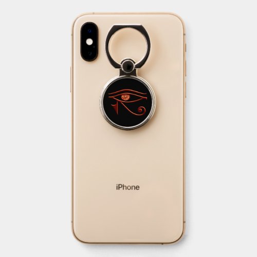 Fiery Eye Of Horus Phone Ring Stand