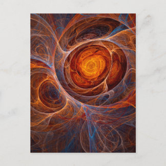 Fiery eye postcard