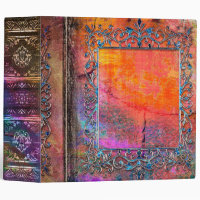 Fiery Faux Iridescent Ancient Fairytale Tome