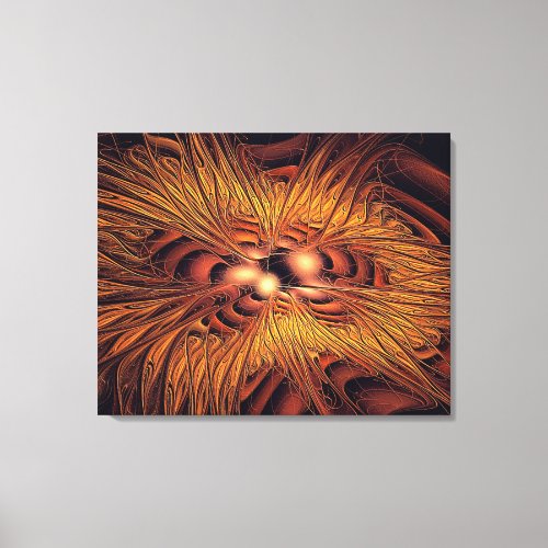 Fiery Filaments Canvas Print