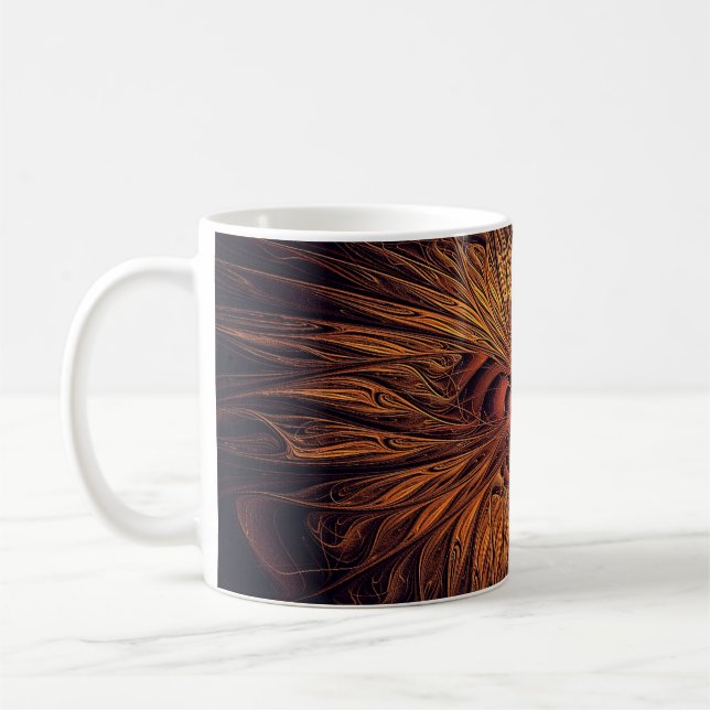 Fiery Filaments Coffee Mug (Left)