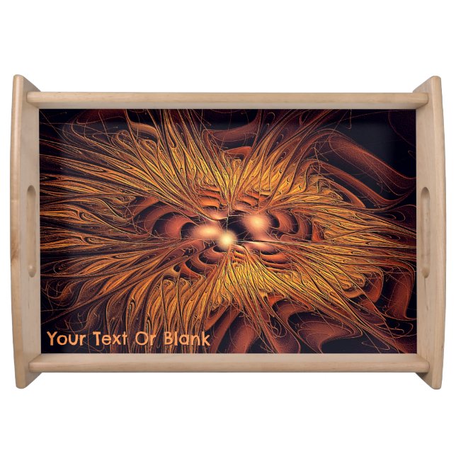 Fiery Filaments Serving Tray (Front)