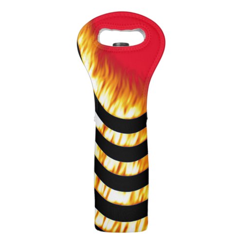 Fiery Flame Wine Bag