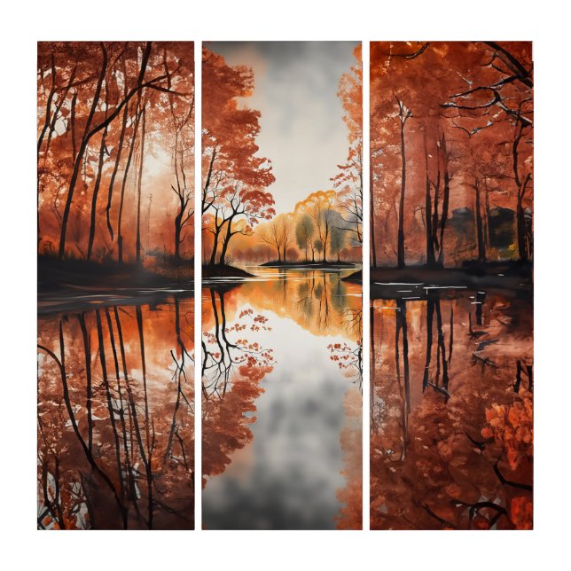 Fiery Forest Triptych (Front)