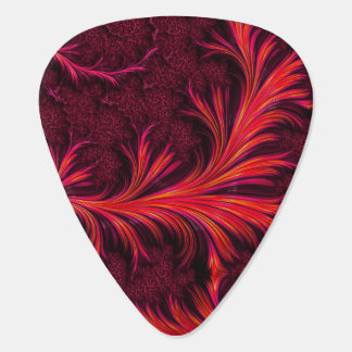 Fiery Fractal Guitar Picks