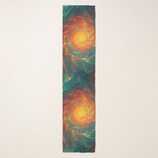 fiery fractals scarf (Front)