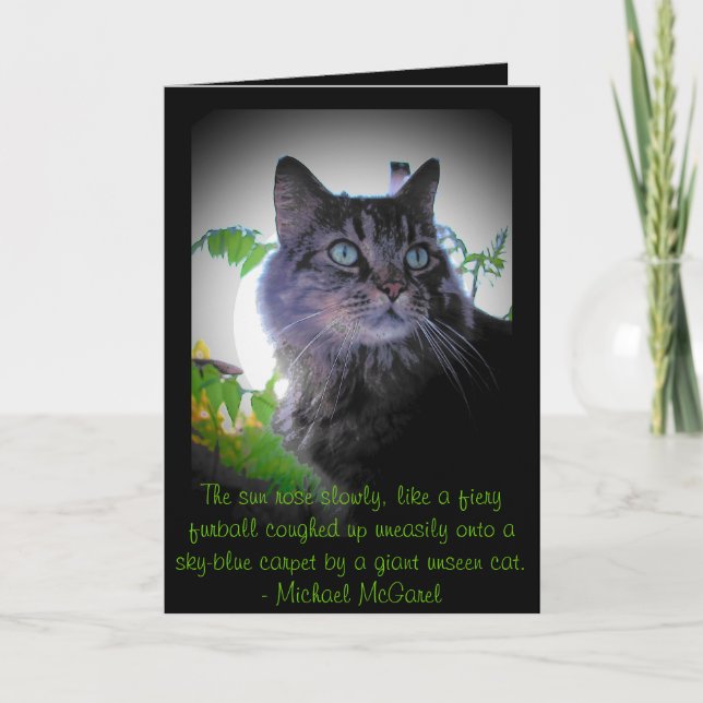 fiery furball - Mickael McGarel quote Card (Front)