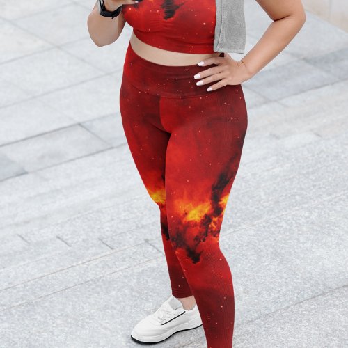 Fiery Galaxy Leggings