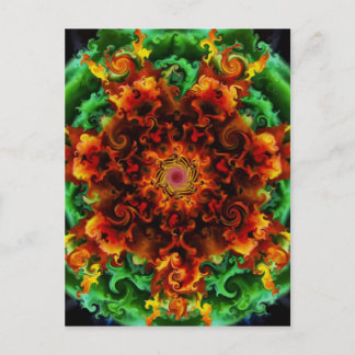 Fiery Garden Postcard