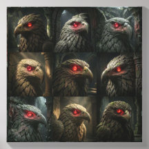 Fiery Gemstone Eagle