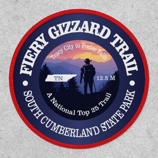 Fiery Gizzard Trail (rd2) Patch (Front)