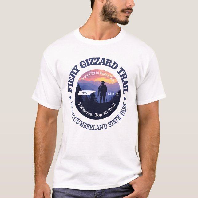 Fiery Gizzard Trail (rd2) T-Shirt (Front)