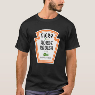 Fiery Horse Radish Sauce Group Condiment Halloween T-Shirt