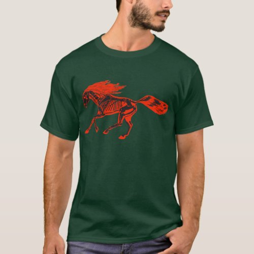 Fiery Horse T_Shirt