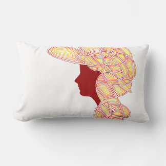 Fiery Lady Lumbar Pillow