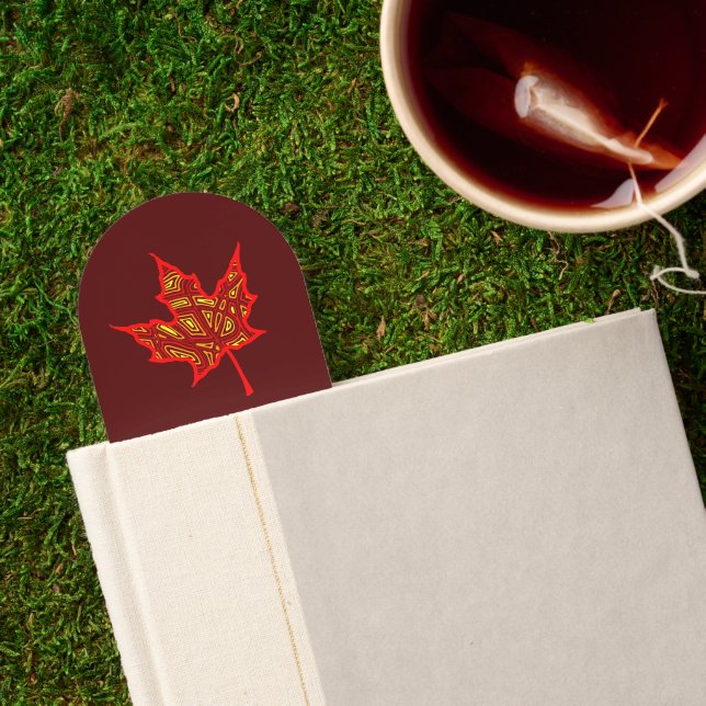 Fiery Leaves Bookmarks (Closed Book)