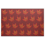 Fiery Leaves Fabric