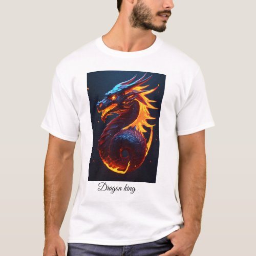 Fiery Majesty Dragon T_Shirt T_Shirt