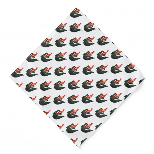 Fiery Mascot Emblem Bandana (Front)